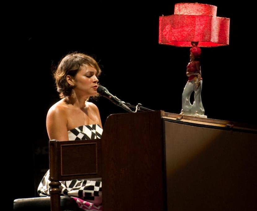 Norah Jones performs on tour in 2010 promoting her album "The Fall."