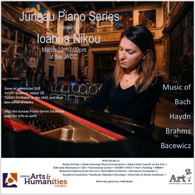 Juneau Piano Series plays Friday night