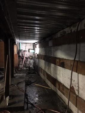 Joshua Adams says he discovered a dead man in a hot tub in this part of the Alaskan Hotel and Bar's basement in Juneau in September of 1998. This photo was taken Dec. 8, 2017.
