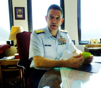 Rear Admiral Matthew Bell, commanding officer of the U.S. Coast Guard's 17th District, talks about the federal government shutdowns effect on the Coast Guard in Alaska.