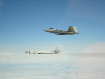NORAD intercepts Russian bombers and fighters entering Air Defense Identification Zone.