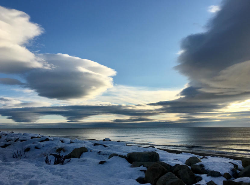 Bering Sea coastline near Nome, October 2017.