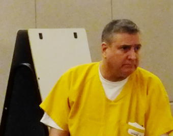 Mark DeSimone enters a Juneau courtroom for his sentencing hearing on June 17, 2019.