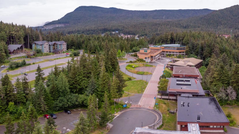 The University of Alaska Southeast campus in Juneau, shown on July 25, 2019 (Photo by David Purdy/KTOO)