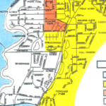 A portion of the Juneau School District elementary school boundaries map, from the Oct. 8, 2019 Board of Education meeting packet.