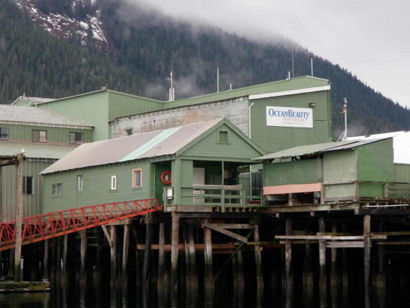 Ocean Beauty’s seafood processing plant in Petersburg