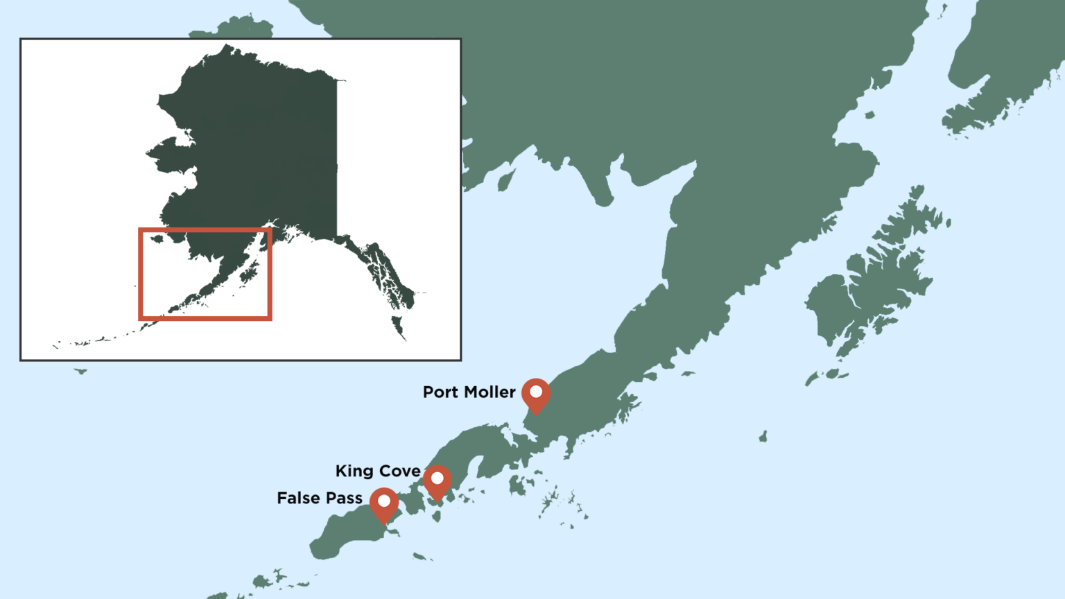 A New Fish Processor Is Buoying King Cove S Fishermen But Now The Town   AK Peninsula Map 1536x864 