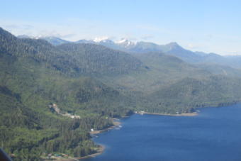 An aerial shot of Prince of Wales Island. (Photo courtesy KRBD)