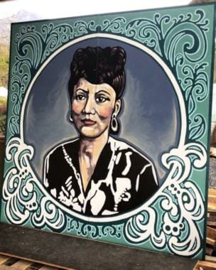 A new mural of Elizabeth Peratrovich