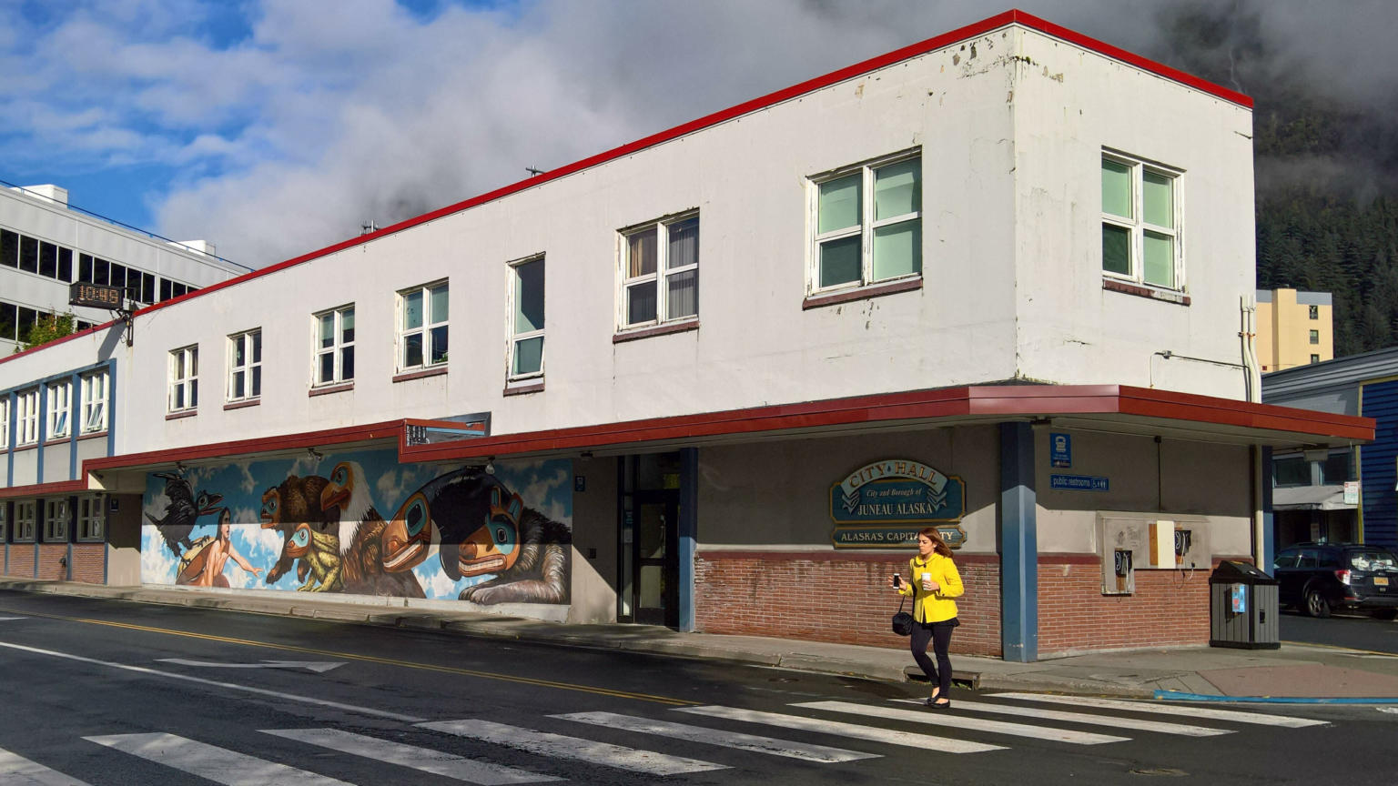 Juneau Assembly OKs Bond Package Ballot Question And More COVID Relief   Juneau City Hall Mural 20170925 3821x2640 Acf Cropped Aspect Ratio 16x9 1 1536x864 