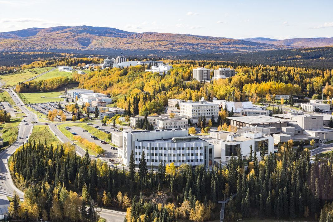 The University of Alaska Fairbanks campus