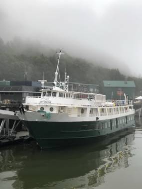 The Wilderness Adventurer, a small cruise ship operated by Seattle-based UnCruise.