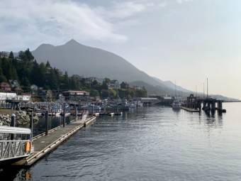 Smoky haze covered Ketchikan on Wednesday. The National Weather Service said it’s not anticipated to pose a health hazard.