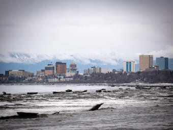 A view of downtown Anchorage