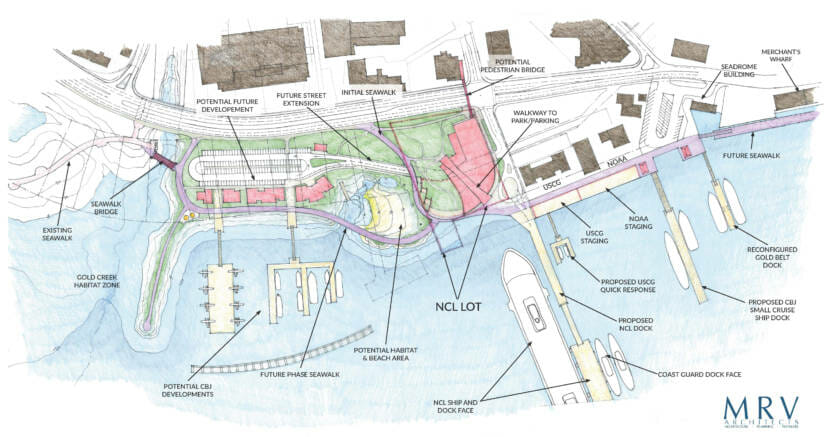 Norwegian Cruise Lines Unveils Initial Design Concepts For Downtown Juneau Property Alaska Public Media