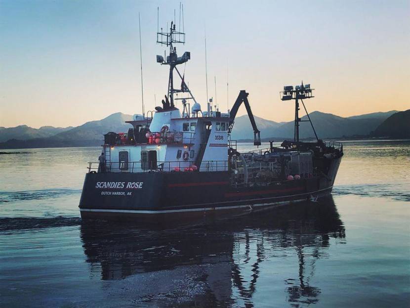 The F/V Scandies Rose sank west of Kodiak on Dec. 31, 2019. (Photo courtesy of Bret Newbaker)