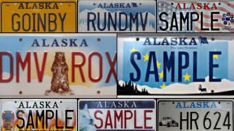 sample license plates