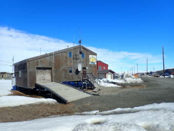 The building that houses the Native Village of Kaktovik