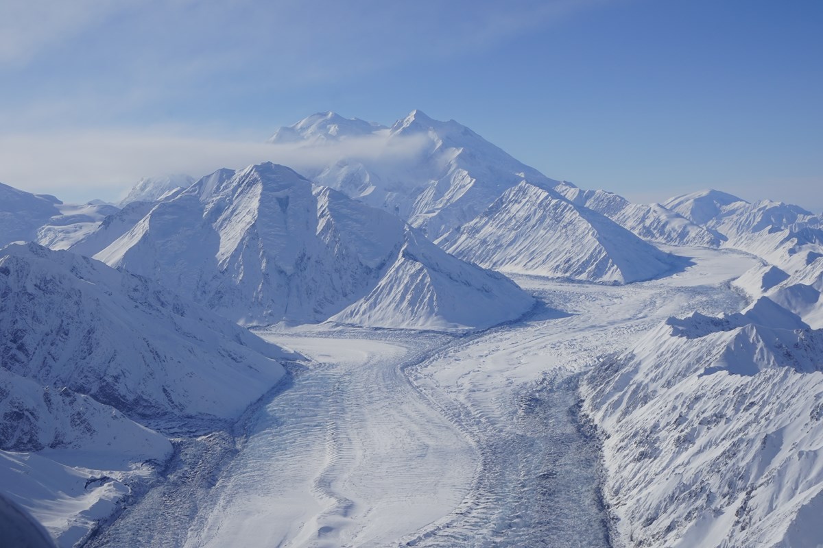 Denali Park glacier surging for the first time since 1957