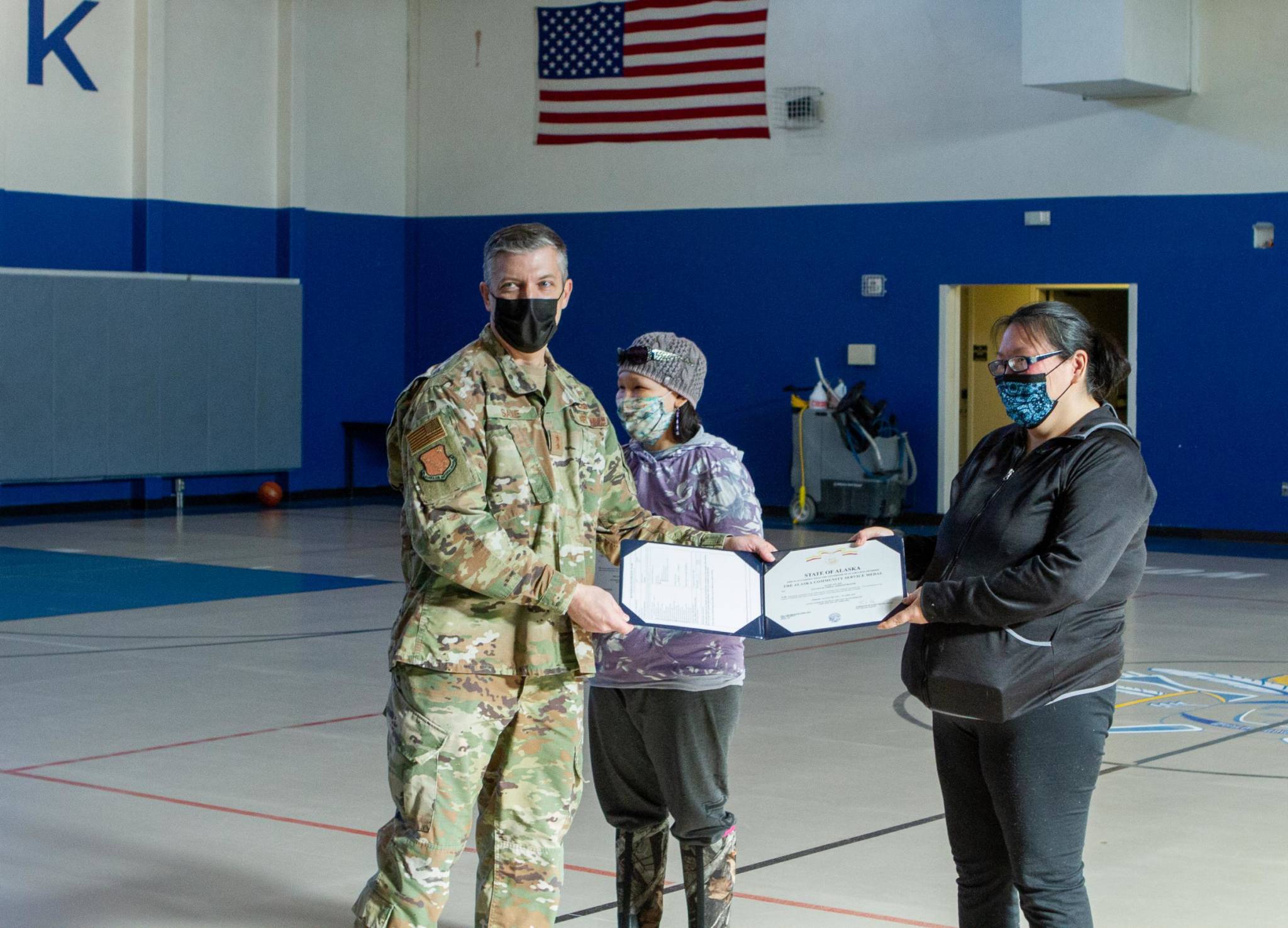 Nearly 3 months after water plant fire, National Guard meets with