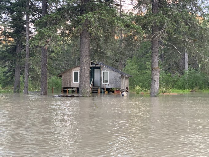 Major flooding underway on Taku River near Juneau Alaska Public Media