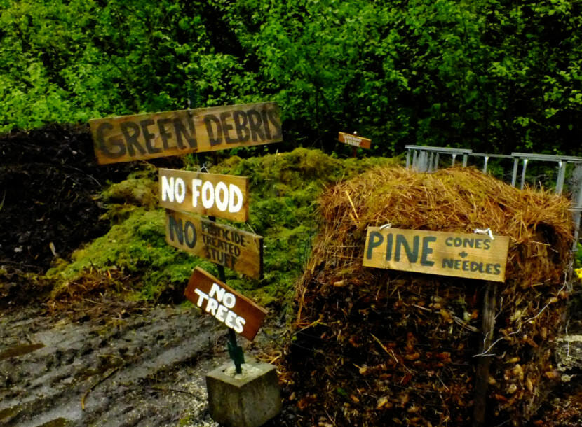 Greens for compost