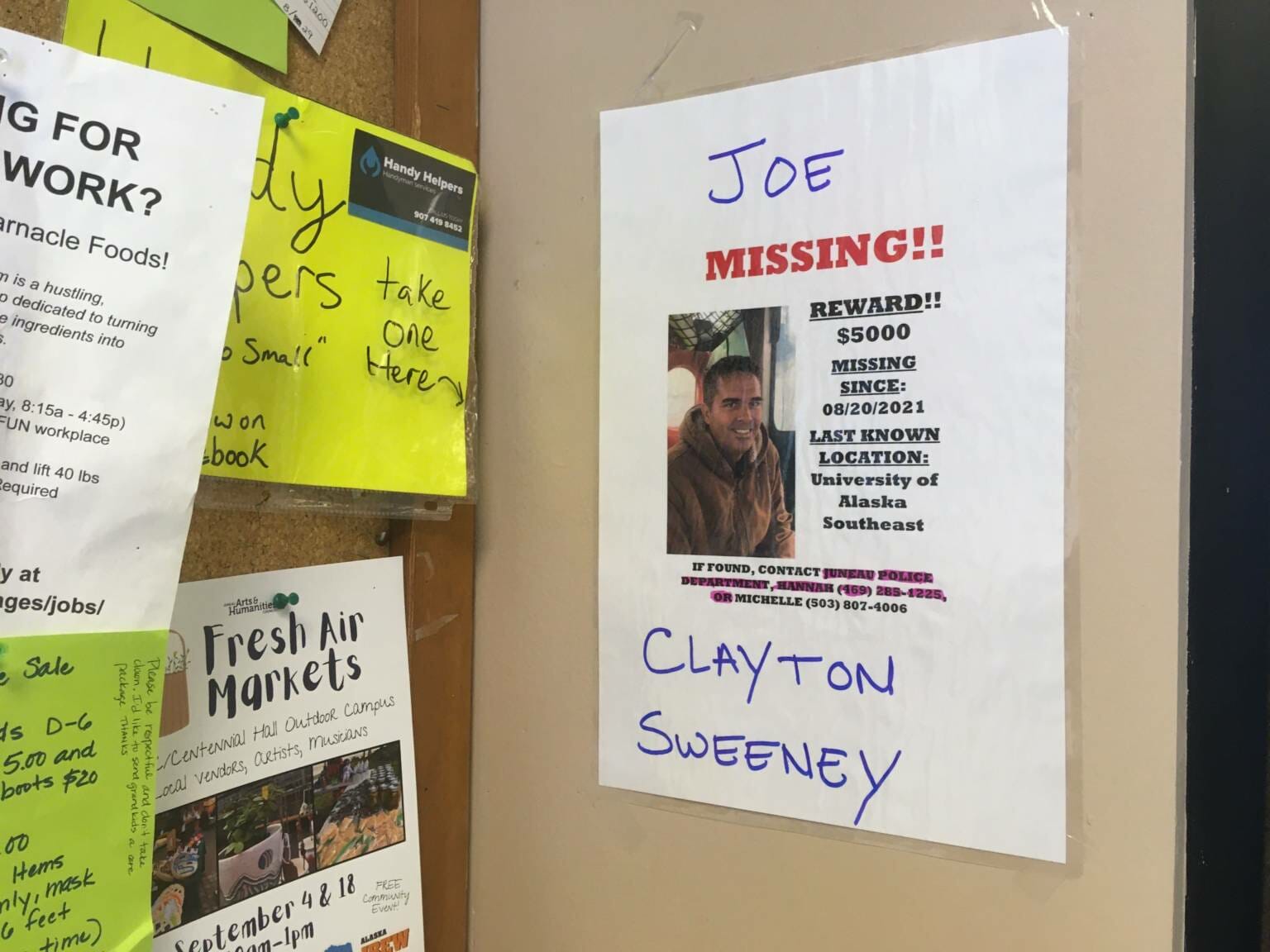 With no official confirmation, two recent missing persons cases remain