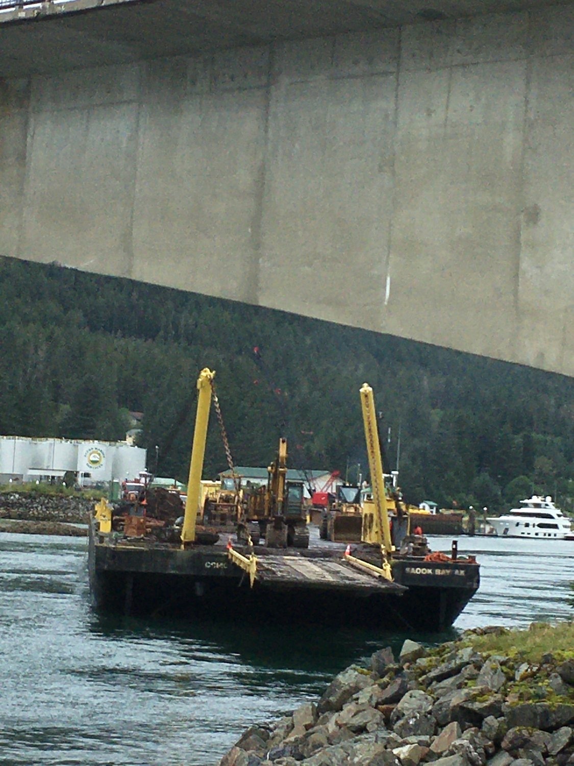 Barge strikes Juneau’s bridge to Douglas Island