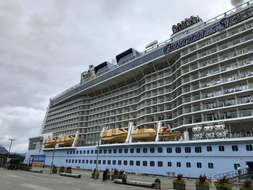 largest cruise ship sailing to alaska