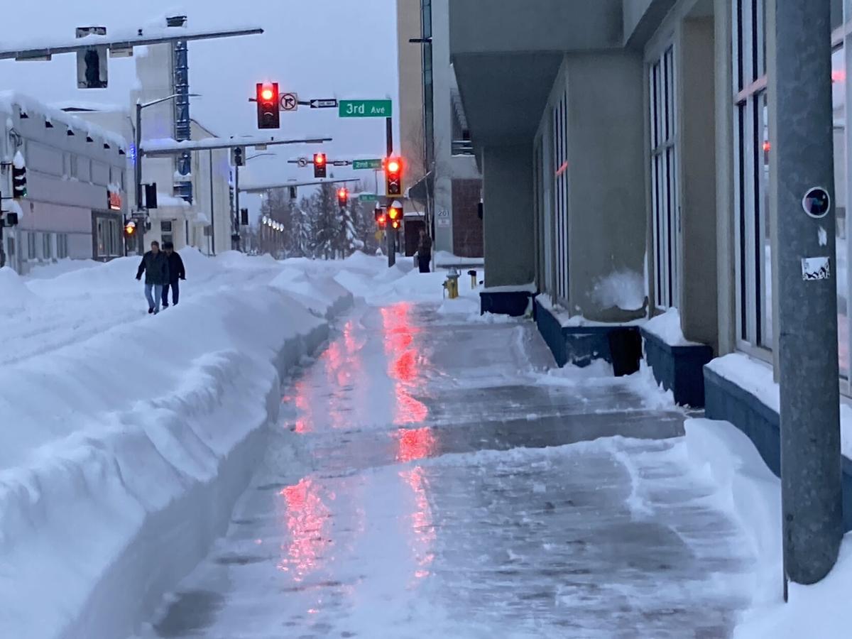 Fairbanks is riding a weather roller coaster, from freezing rain to snow  and frigid cold