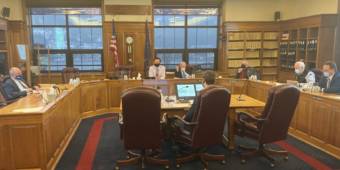 The Alaska House Finance Committee meets to discuss Gov. Mike Dunleavy's budget proposal in the Alaska State Capitol in Juneau, Alaska, on Jan. 27, 2022. (Photo by Andrew Kitchenman/KTOO and Alaska Public Media)