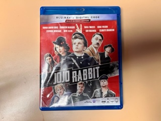 A photo of a JoJo Rabbit DVD
