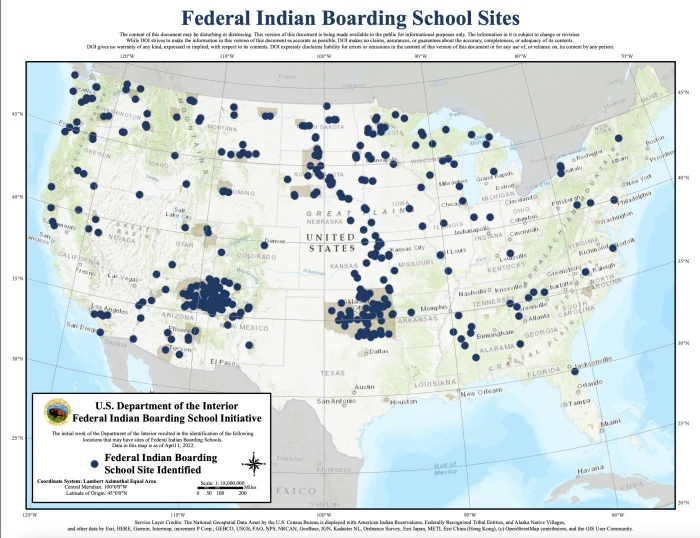 US boarding school investigative report released