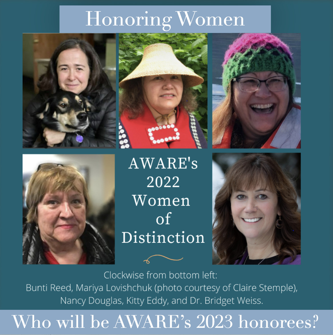 AWARE seeks nominations for its Women of Distinction awards. Juneau ...
