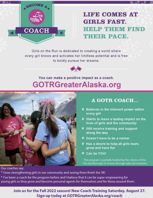 Girls on the Run looking for a few good coaches.