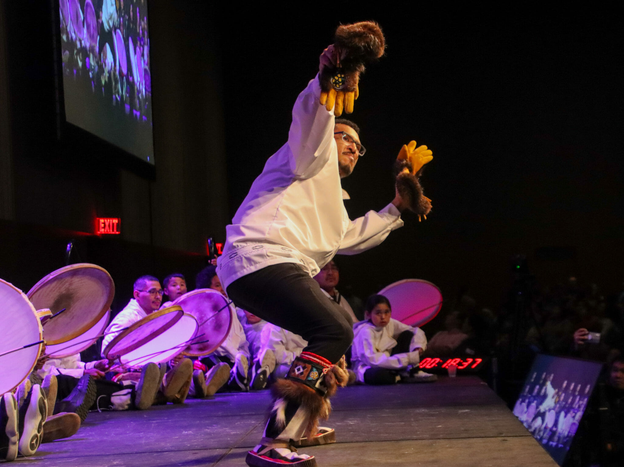 Alaska Native dancers dazzle at first Quyana performance at AFN in 3 years