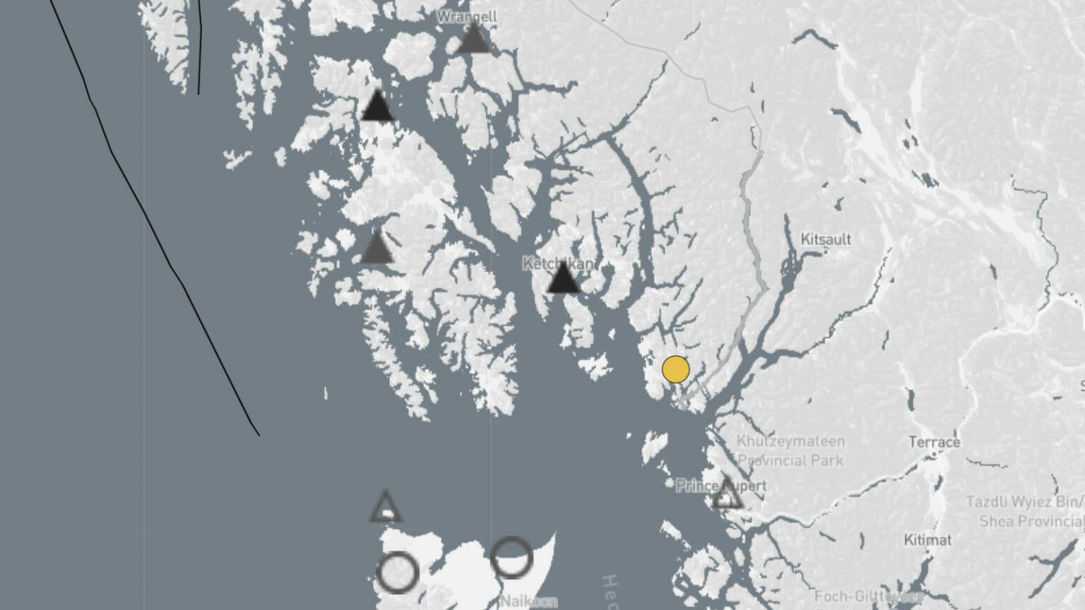 Yes, that was an earthquake near Ketchikan on Sunday night.  Here’s why it’s not showing up online