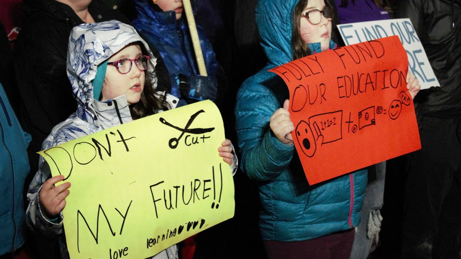 With songs and speeches, Alaskans rally in Juneau for more education funding