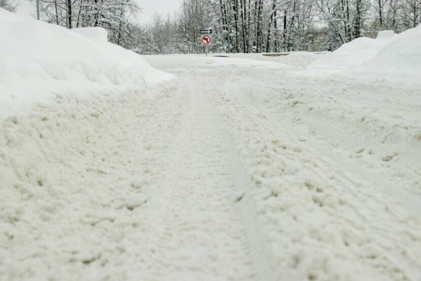 Anchorage has seen almost double its usual snowfall since December