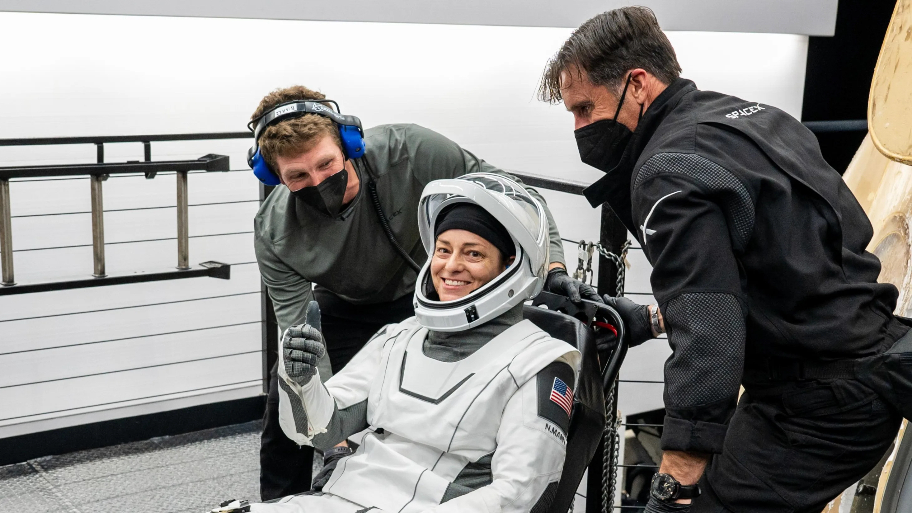 First Native woman in space is home