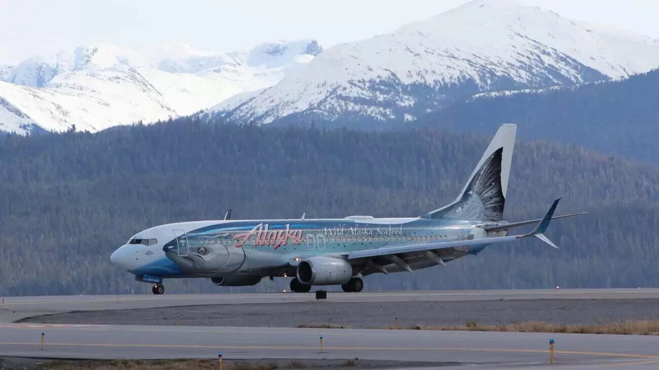 Alaska Airlines' flying salmon makes one last trip up the Inside Passage Alaska Airlines' flying salmon makes one last trip up the Inside Passage