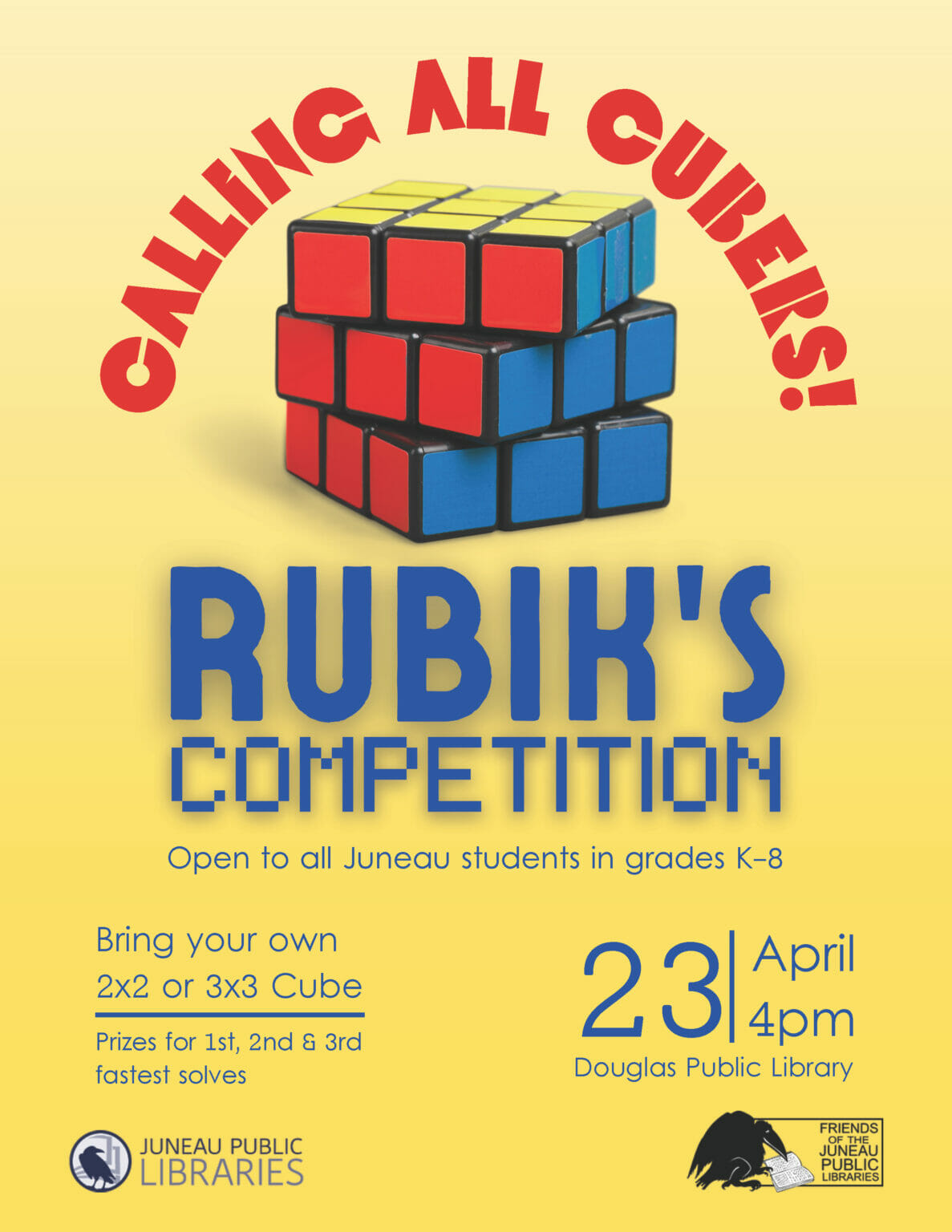 April 18, 2023: 4th graders create Rubik's Cube competition plus ...