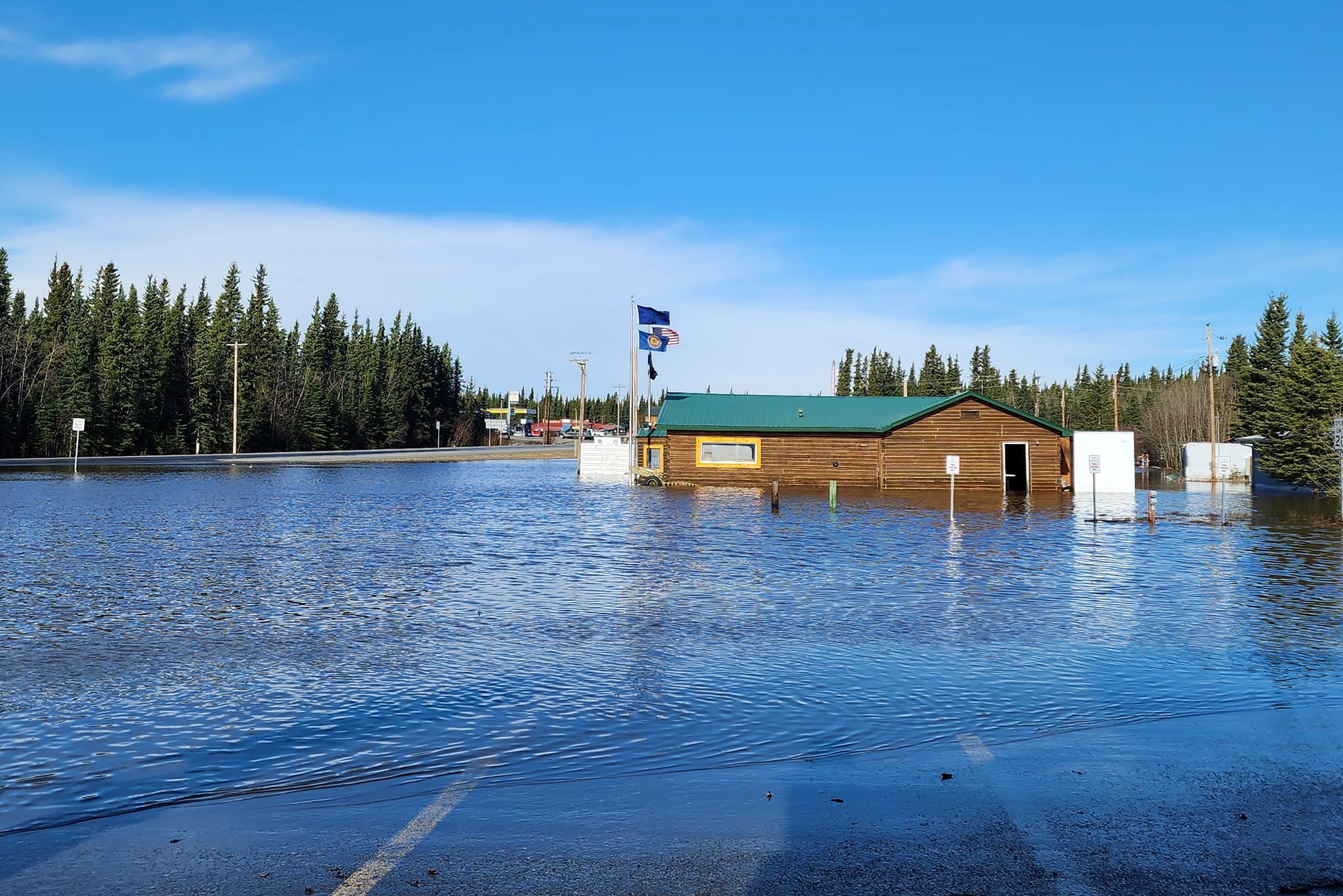 Flooding closes Glennallen schools as high water continues to inundate