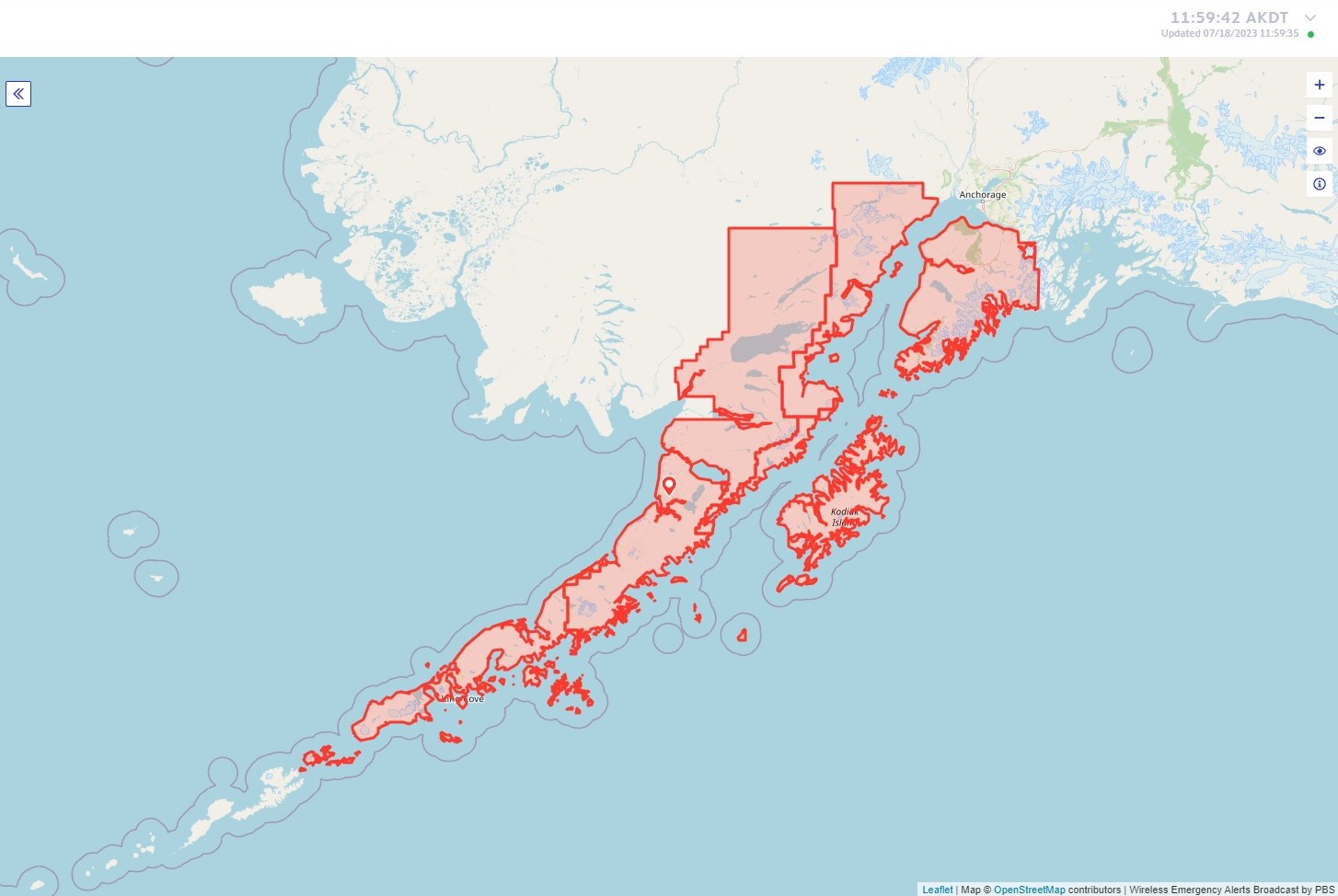 Tsunami alaska video