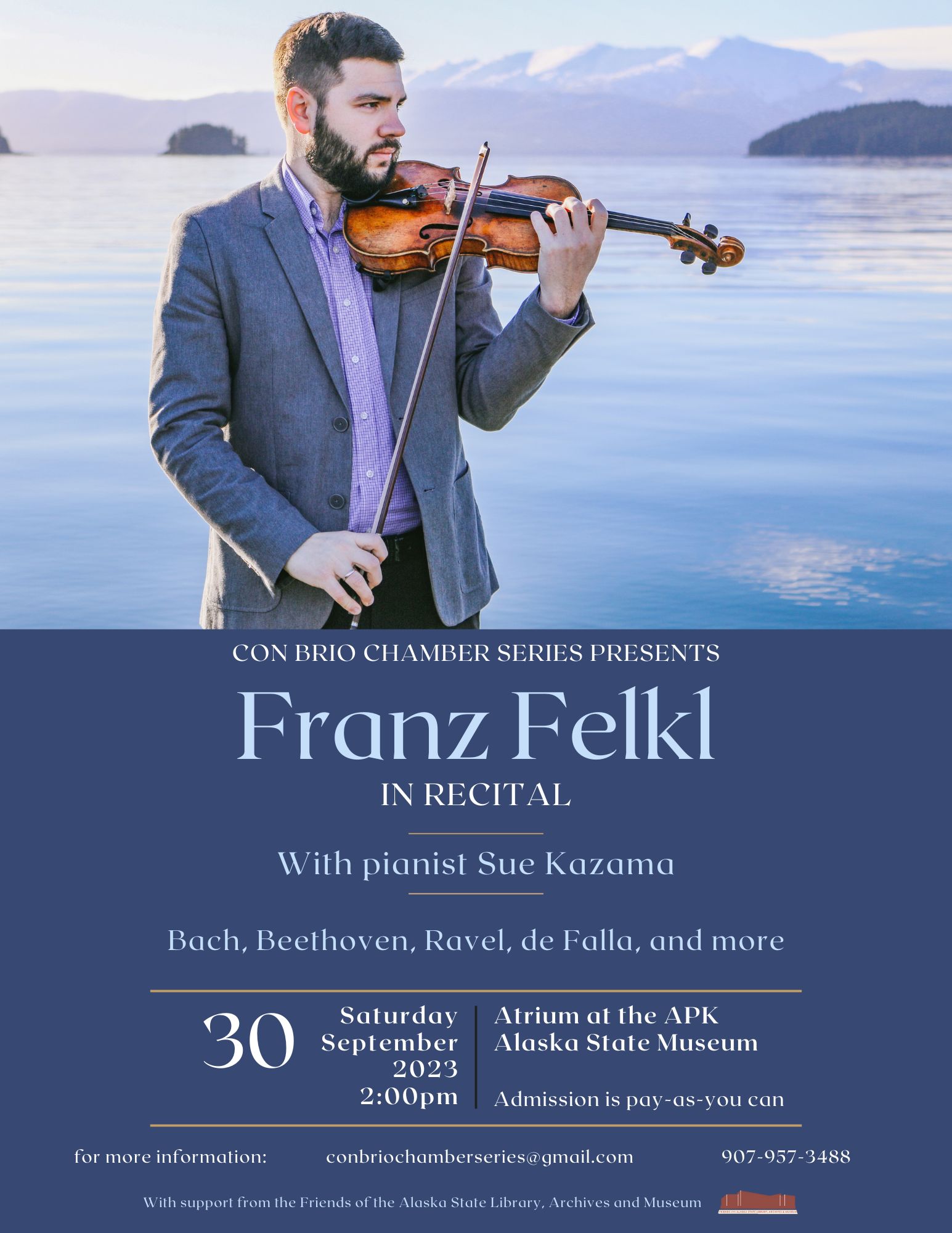 musical offerings from Juneau Jazz & Classics and Con Brio