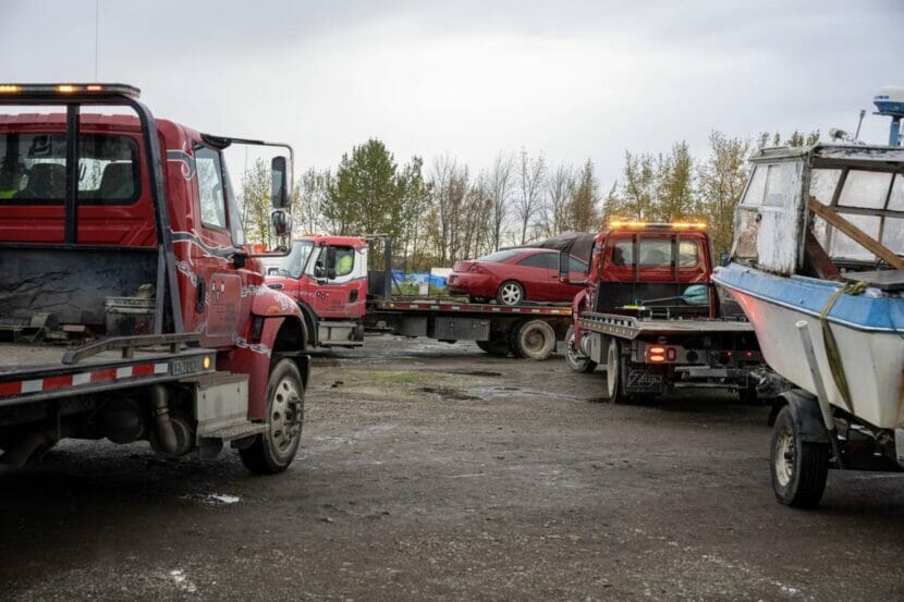 A tense afternoon of vehicle towing and a microcosm of frustration over