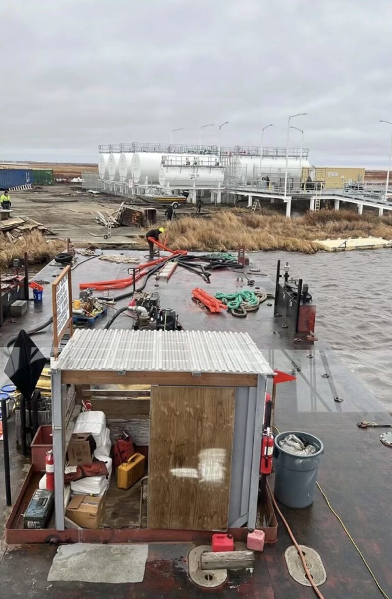 The rivers froze before gasoline arrived in Nunapitchuk