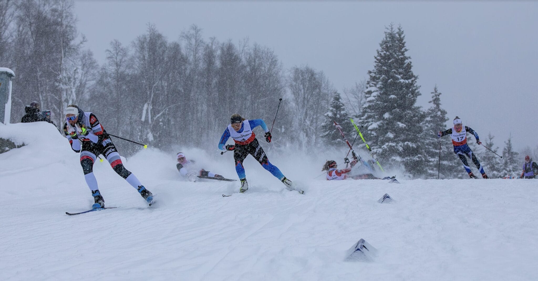 Olympiansturnedvolunteers power elite crosscountry ski races in