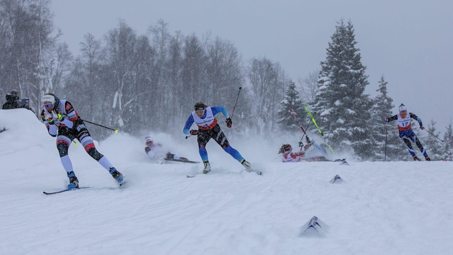 Olympiansturnedvolunteers power elite crosscountry ski races in