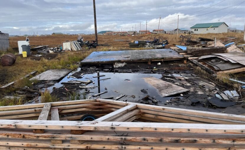 As the permafrost melts, the houses in Nunapitchuk are breaking down